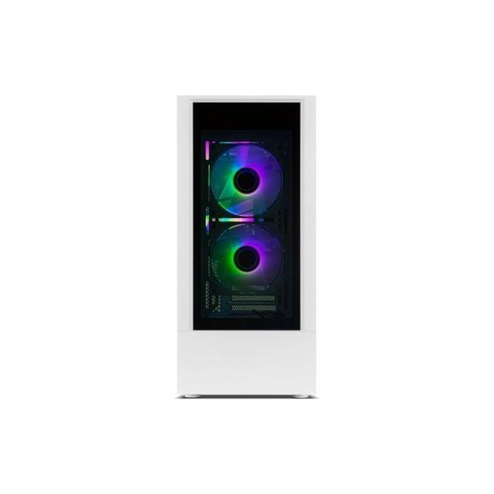 Nox NXHUMMERNMSSWH Caja PC Gaming Semitorre Hummer Nemesis Cristal Templado ARGB USB 3.0 ATX Blanca 1