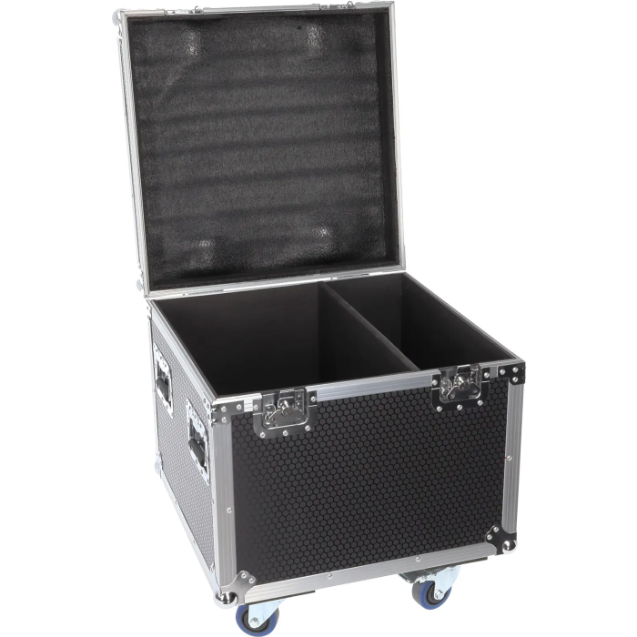 Algamlight Flight Case para 1 Nebel 2000 Abs con Ruedas y Compartimento para Accesorios en Madera y Espuma 2