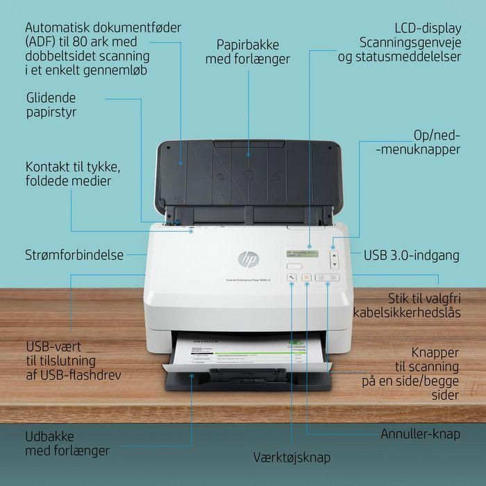 HP ScanJet Enterprise Flow 5000 s5 8