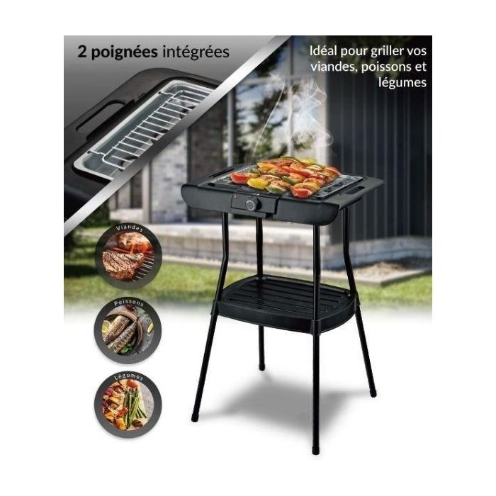 Barbacoa Eléctrica Independiente - FAGOR - FGBB20 - 2000 W - Ideal para asar carnes, pescados y verduras