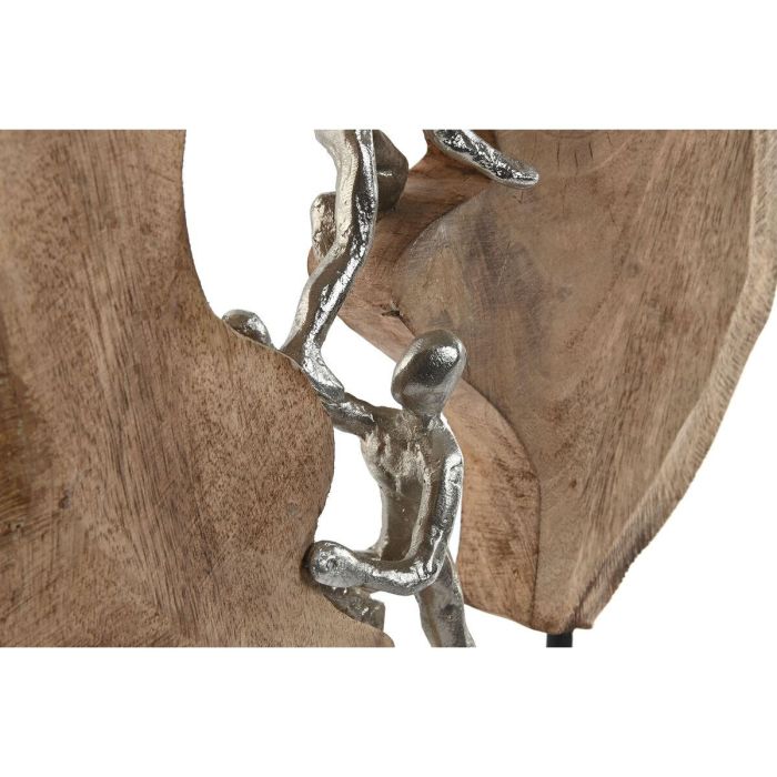 Figura Urban DKD Home Decor Marron Plateado 9 x 52 x 35 cm 2