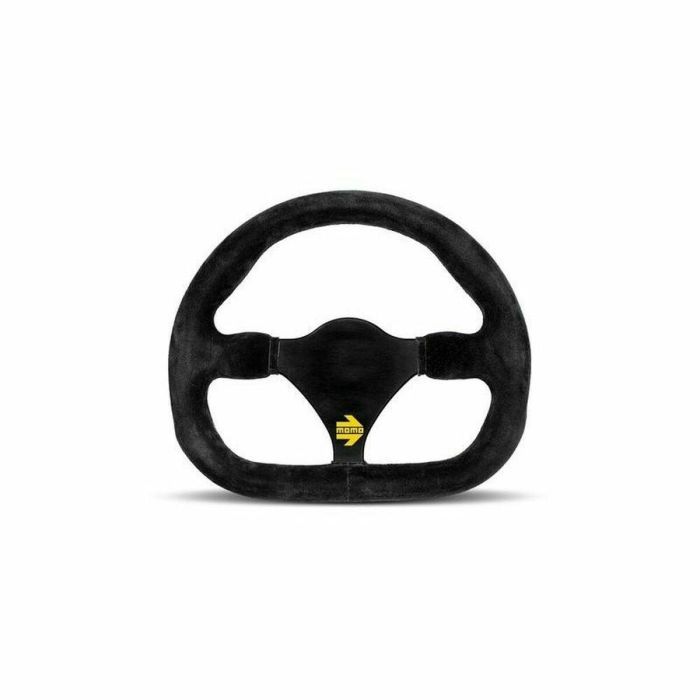 Momo MOM11150272721R Volante Deportivo Piel Vuelta 270 mm Negro Mod.27 Fabricado en Italia