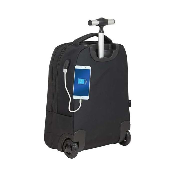 Safta Cartera Escolar Business Trolley con Ruedas para Portátil 15.6", Tablet y Conector USB 430x320x210 mm 12
