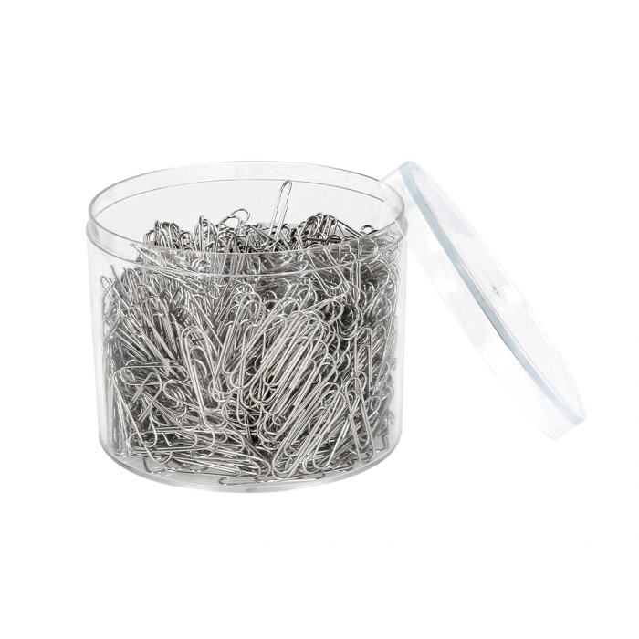 Q-connect Clips Niquelados nº2 33 mm Cubilete 1000 Unidades 3