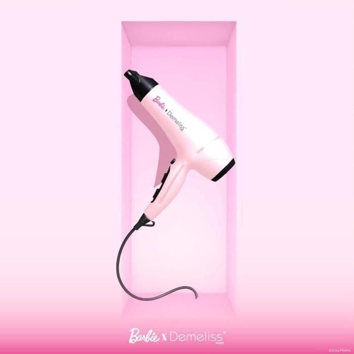 DEMELISS Ultra Barbie Edición Secador de Pelo 2200 W 3