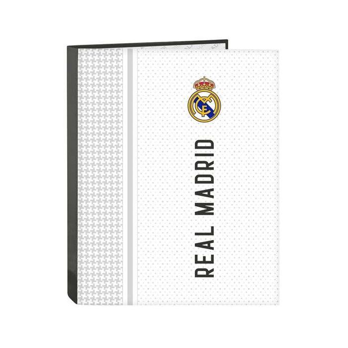 Carpeta Safta 4 Anillas Mixtas Carton Folio Real Madrid 1 Equipacion 24-25 Carpeta Safta 4 Anillas Mixtas Carton Folio Real Madrid 1 Equipacion 24-25