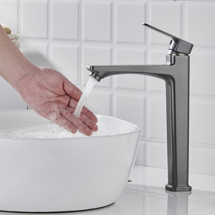 Grifo Monomando Fontastock Acero Inoxidable Zinc Aleación de Zinc Alto 1