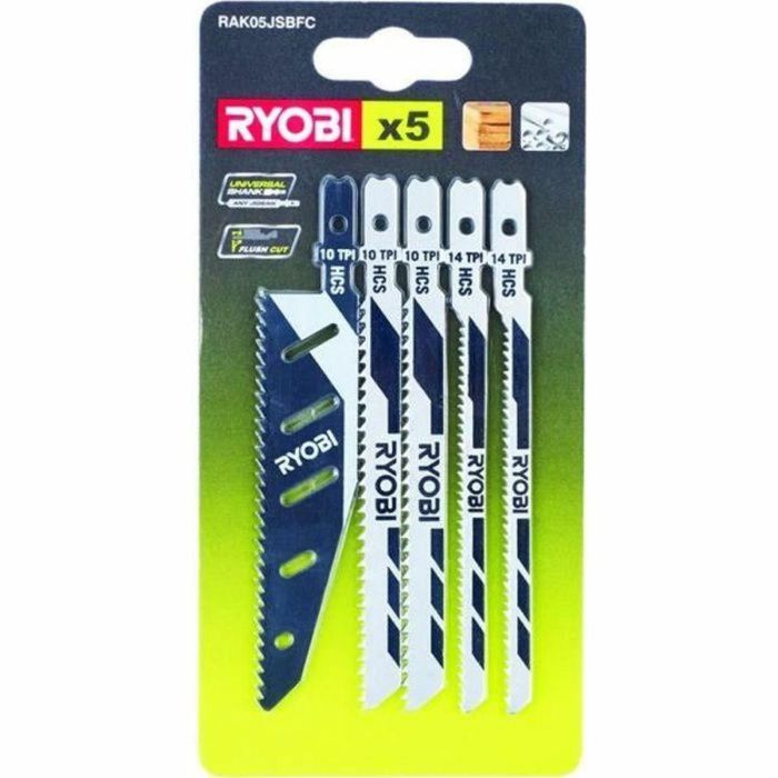 RYOBI 5 cuchillas especiales para sierra de calar