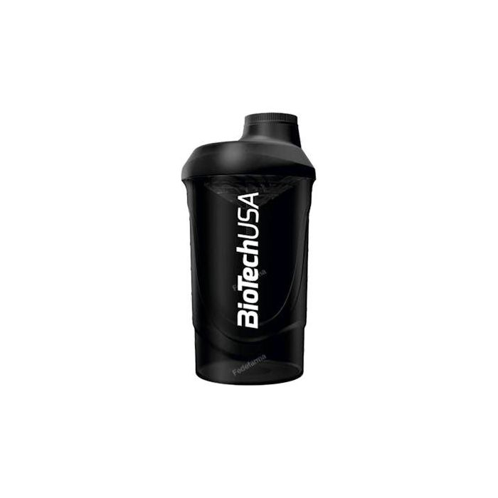 BIOTECHUSA Shaker Wave Panther Black 600Ml Botella Mezcladora