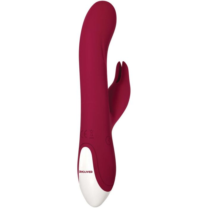 Vibrador Punto G Evolved Bunny Rojo 8 Vibrador Punto G Evolved Bunny Rojo 8