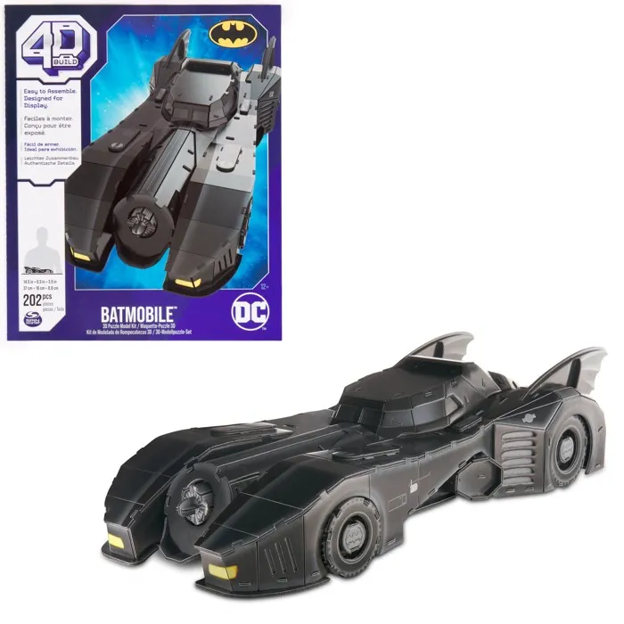 Spin Master Batmobile 4D Build Puzzle Batman DC 4D Construir 3 Spin Master Batmobile 4D Build Puzzle Batman DC 4D Construir 3