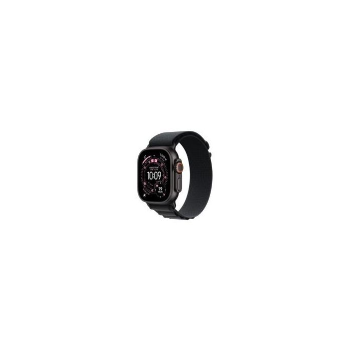 Apple Watch Ultra 3 GPS Cellular 49mm Caja Titanio Negro Correa Loop Alpine Negra S MF0Q4QL/A 1