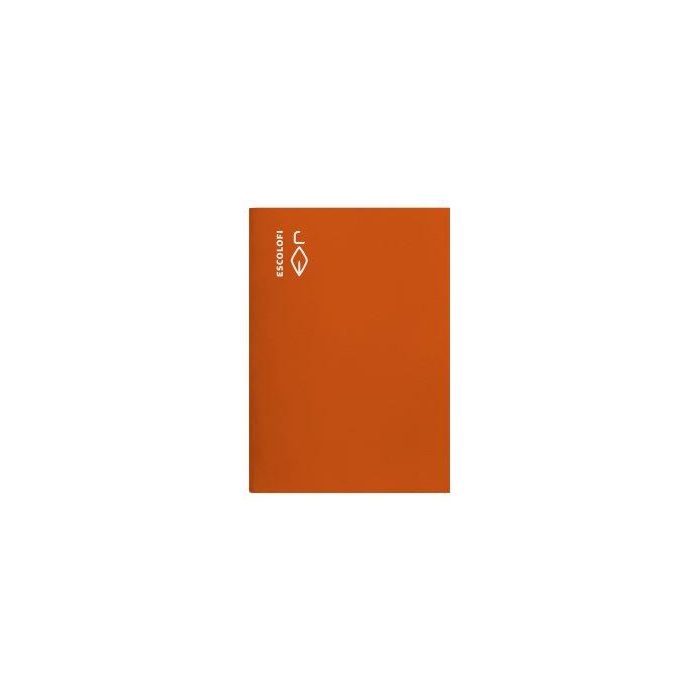 Libreta Escolofi 4º 50H Milimetrado 4X4X16 70G Naranja 10 unidades