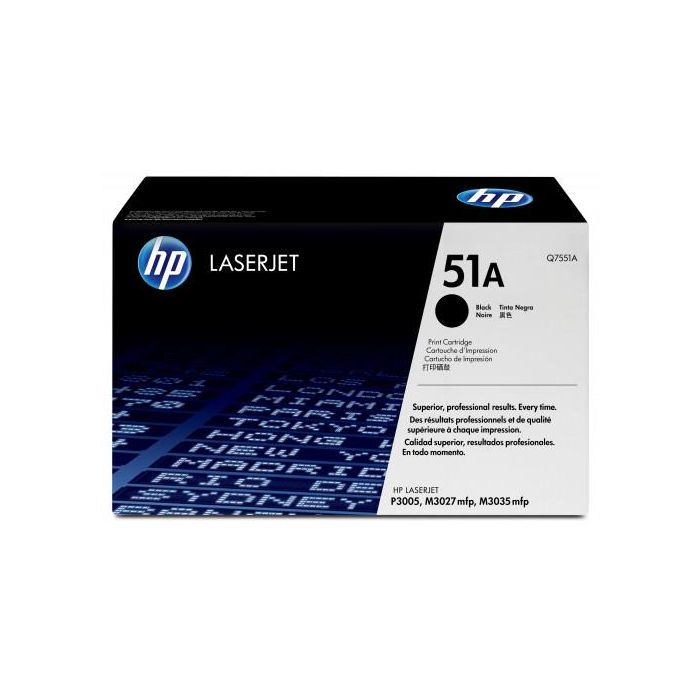 HP 51A Toner HP51A Negro (Q7551A)