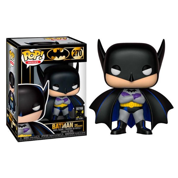 FUNKO Figura POP DC Comics Batman 80th 1st Appearance 1939 Vinilo 9cm
