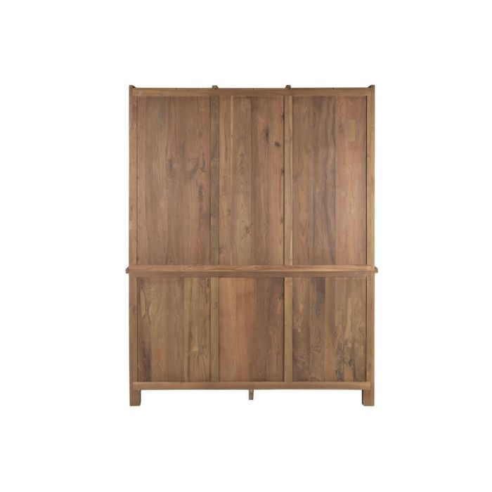 DKD Home Decor Vitrina Balines 160 x 45 x 210 cm Teca reciclada y Cristal 9