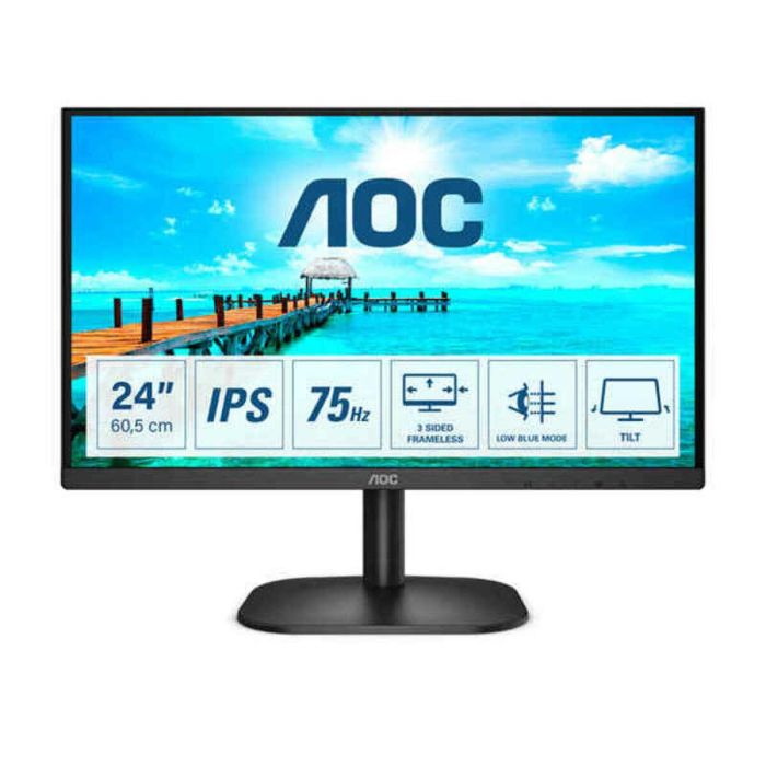 Monitor AOC 24B2XDA 23.8"/ Full HD/ Multimedia/ Negro Monitor AOC 24B2XDA 23.8"/ Full HD/ Multimedia/ Negro
