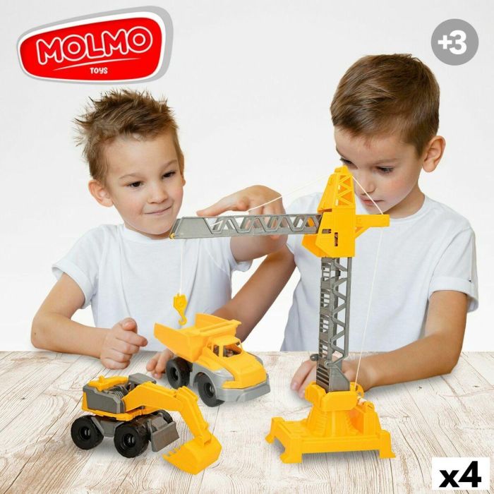 Vehículos de Construcción Colorbaby 31 x 41 x 9,5 cm (4 Unidades) 3 Piezas 7 Vehículos de Construcción Colorbaby 31 x 41 x 9,5 cm (4 Unidades) 3 Piezas 7