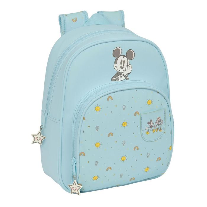 Mochila Escolar Mickey Mouse Clubhouse Baby Azul claro 28 x 34 x 10 cm 0 Mochila Escolar Mickey Mouse Clubhouse Baby Azul claro 28 x 34 x 10 cm 0