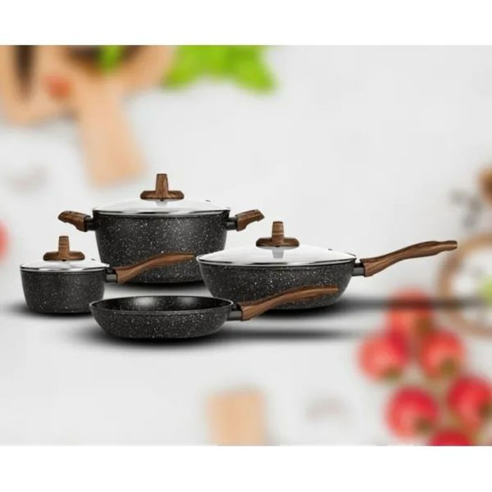 Sartén Smile MGK-24 Madera Ø 24 cm Ø 16 cm Aluminio