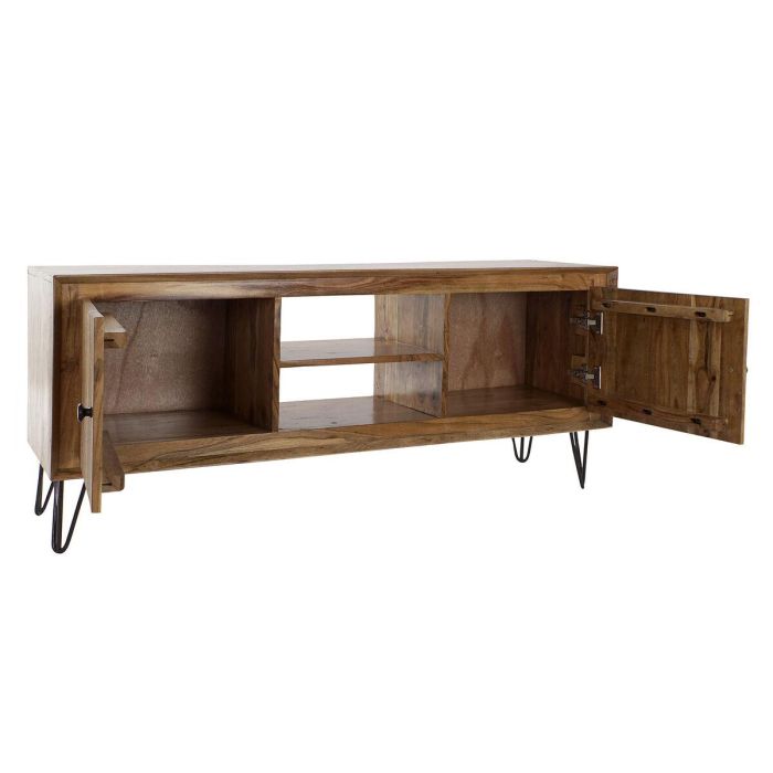 Mueble de TV DKD Home Decor Marrón Negro Marrón claro 145 x 42 x 61 cm 145 x 40 x 60 cm 3