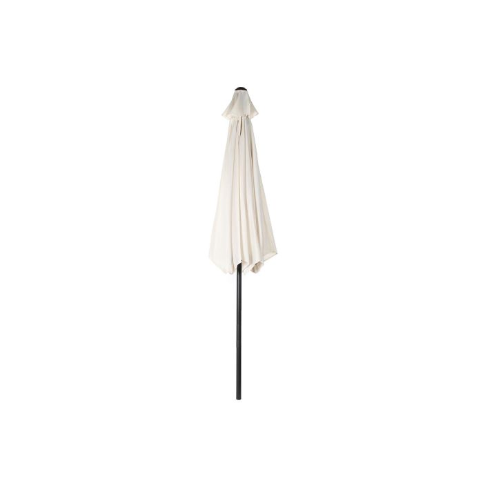 DKD Home Decor Parasol de Jardín y Terraza Inclinable 300x300 cm 250 cm Alto 6 Varillas Beige Gris Oscuro Acero Poliéster 180 gsm 3 DKD Home Decor Parasol de Jardín y Terraza Inclinable 300x300 cm 250 cm Alto 6 Varillas Beige Gris Oscuro Acero Poliéster 180 gsm 3
