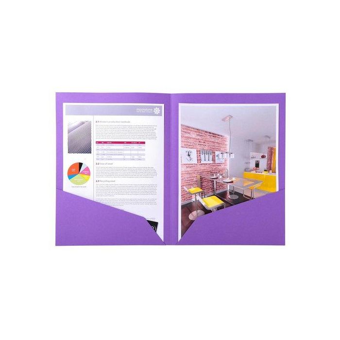 Subcarpeta Exacompta Rock´S Doble 210G A4 Violin Paquete De 25