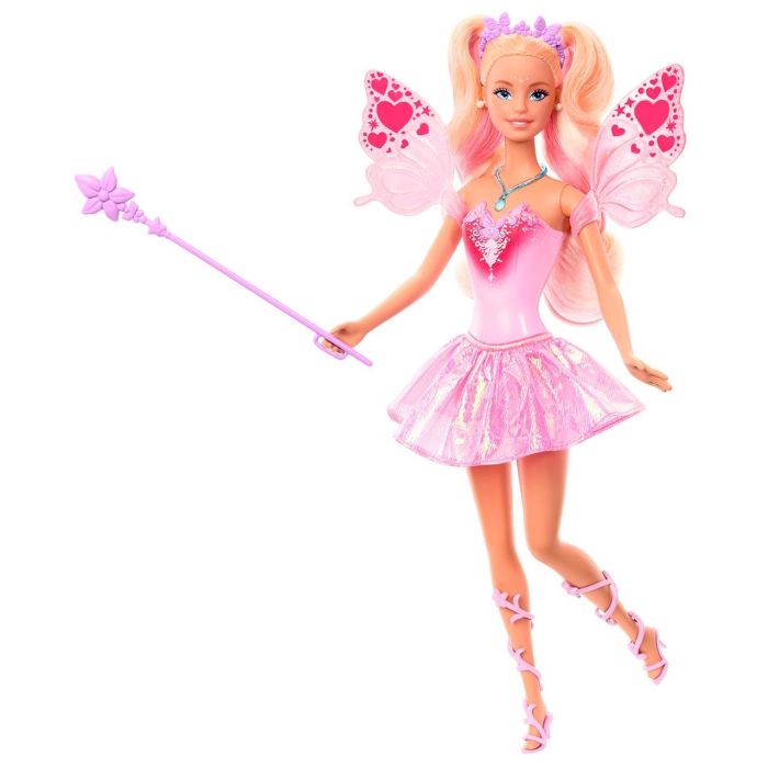 Muñeca Barbie Color Change Hada Rosa Jcp76 Mattel