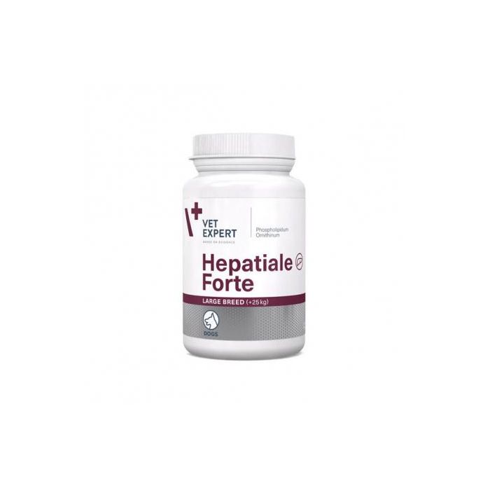 Hepatiale Forte Large Breed - 40 Tabletas para Perros y Gatos, Soporte Hepático con Fosfolípidos y Ornitina Hepatiale Forte Large Breed - 40 Tabletas para Perros y Gatos, Soporte Hepático con Fosfolípidos y Ornitina