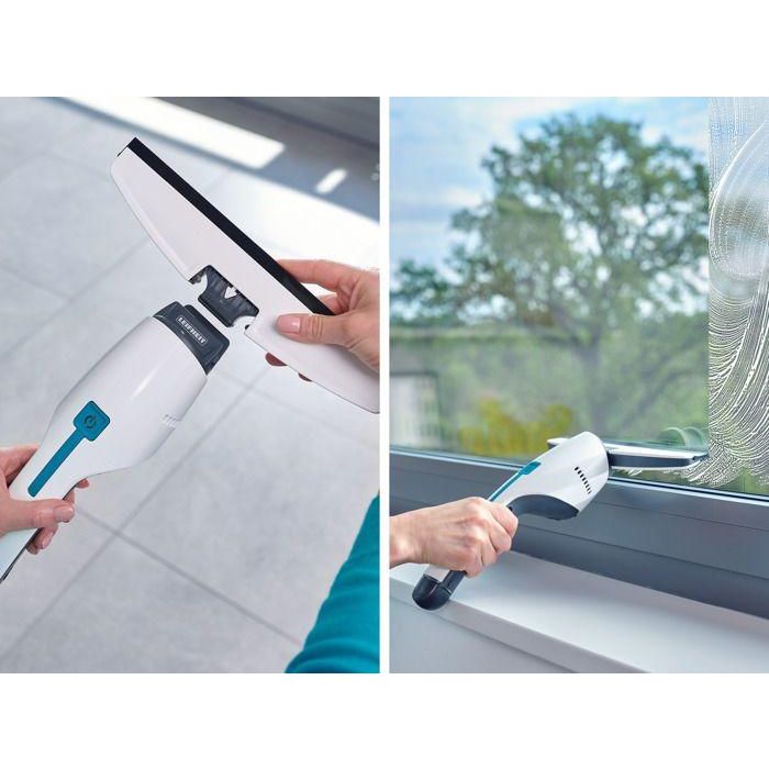 LEIFHEIT 51035 - Aspirador de baño y cristal Nemo - Depósito 60ml - Autonomía 45min - IPX7 - Diseño ergonómico y estilizado 4