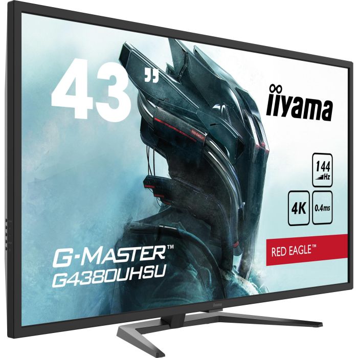 iiyama G4380UHSU-B1 Monitor de 43" (108cm) 4K Ultra HD (3840x2160) 16:9 con HDMI y DisplayPort, Negro