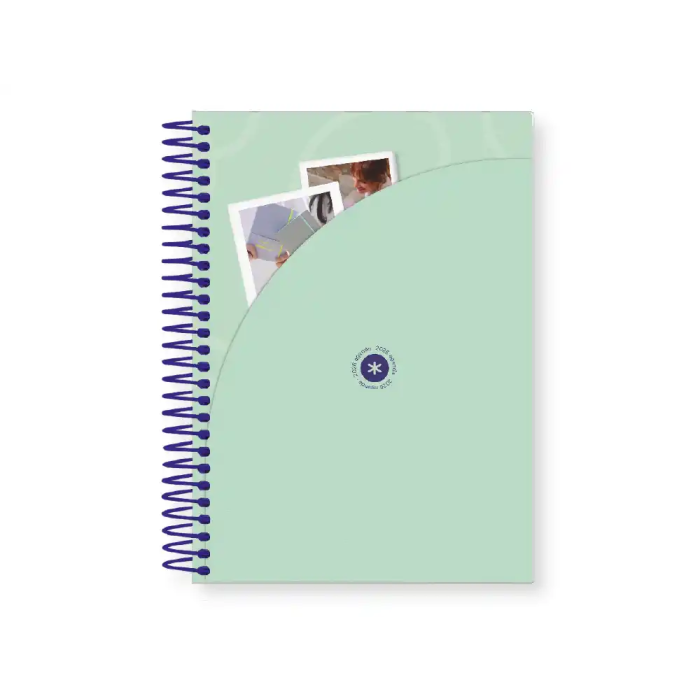 Antartik Agenda Espiral Here and Now A5+ 2026 Día Página Azul Claro Papel 80g FSC 2