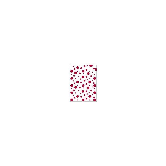 Bolsa Disfraz 56X70 Cm. Impresa Topos Rojo 25 unidades