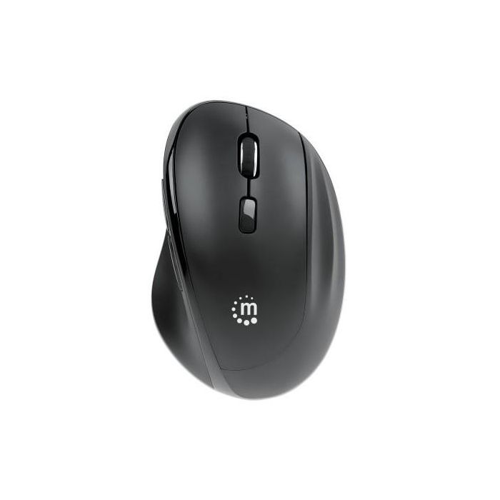 MANHATTAN Ergonomische Funkmaus USB-A/C 6 Tasten + Mausrad 3