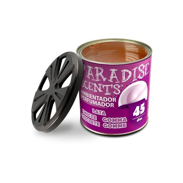 Paradise PER80124 Ambientador en Lata Tipo Gel Aroma Chicle 100 gramos. Duración hasta 45 días. 3 Paradise PER80124 Ambientador en Lata Tipo Gel Aroma Chicle 100 gramos. Duración hasta 45 días. 3