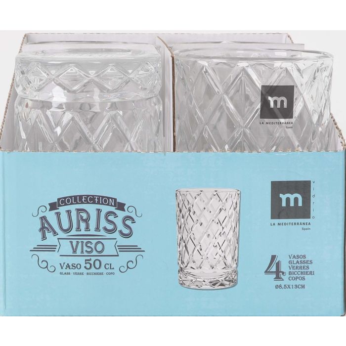 Vaso 500Cc "Auriss Viso" Md (16 Unidades) 1