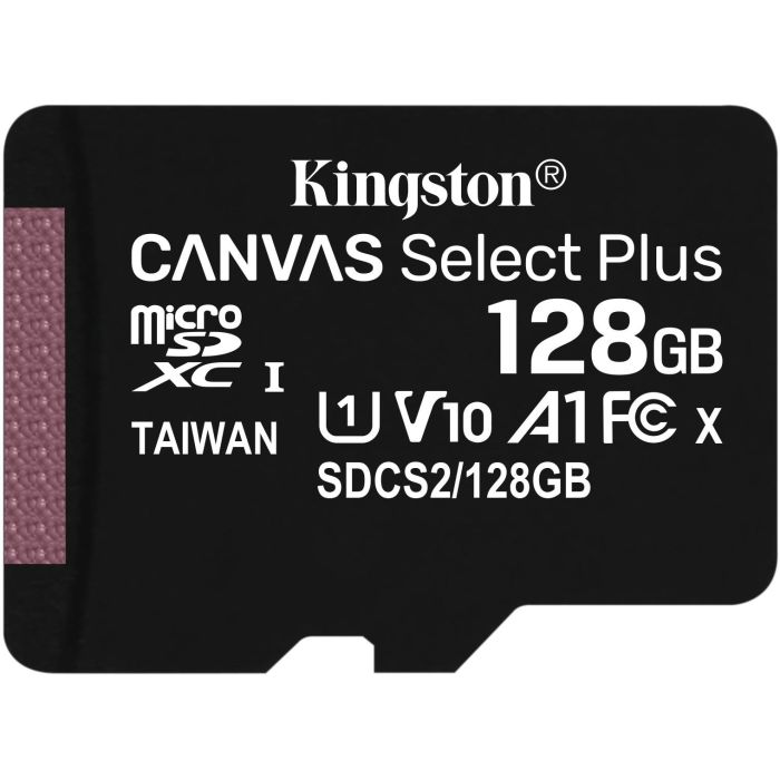 Kingston 128GB MicroSDXC Canvas Select Plus Tarjeta de Memoria con Adaptador, Velocidad 100MB/s 2