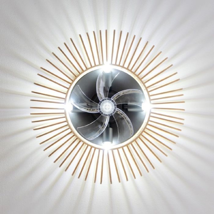 Ventilador de Techo con Luz Cecotec EnergySilence LampAero 600 20 W 70 W Madera 2 Ventilador de Techo con Luz Cecotec EnergySilence LampAero 600 20 W 70 W Madera 2