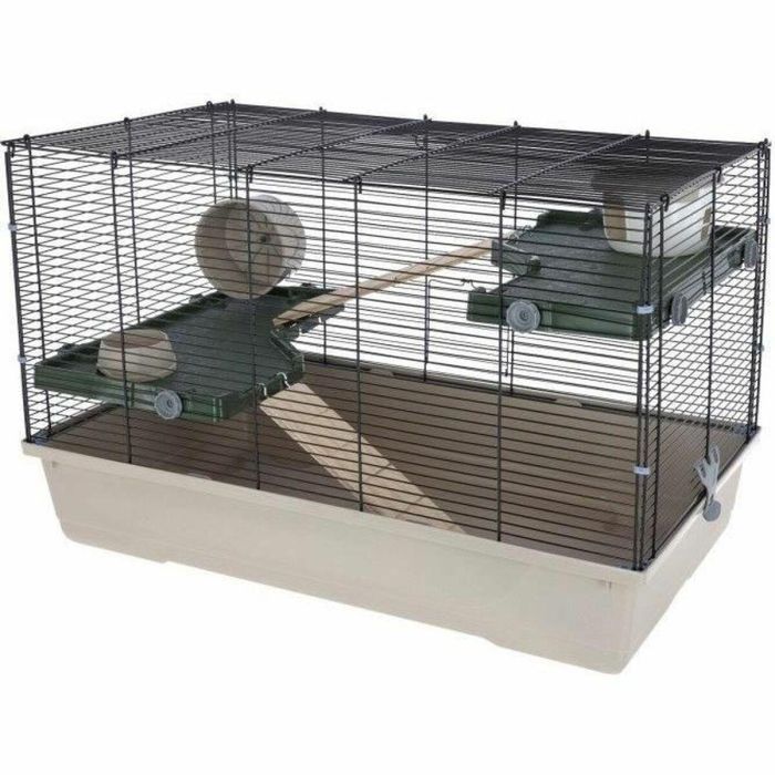 Kerbl KER8022967062176 Jaula para animales pequeños FLAT NATURE 80x45x53 cm 3 plantas Kerbl KER8022967062176 Jaula para animales pequeños FLAT NATURE 80x45x53 cm 3 plantas