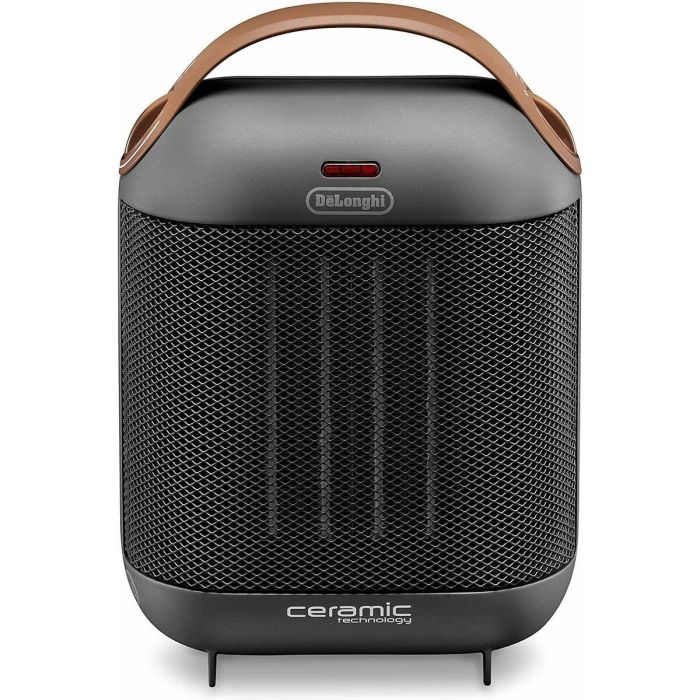 Delonghi HFX30C18 Calentador de Ventilador Cerámico 1800W, 2 Potencias, Función Verano, Termostato, Antivuelco, Gris 9