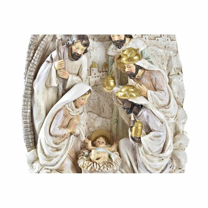 Nacimiento Navidad Tradicional DKD Home Decor Crema Dorado 9 x 25.5 x 18 cm (2 Unidades) 1 Nacimiento Navidad Tradicional DKD Home Decor Crema Dorado 9 x 25.5 x 18 cm (2 Unidades) 1