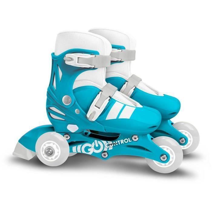 Patines en línea 2 en 1 - STAMP - SKIDS CONTROL - 3 ruedas - Talla 27-30 - Unisex 0 Patines en línea 2 en 1 - STAMP - SKIDS CONTROL - 3 ruedas - Talla 27-30 - Unisex 0