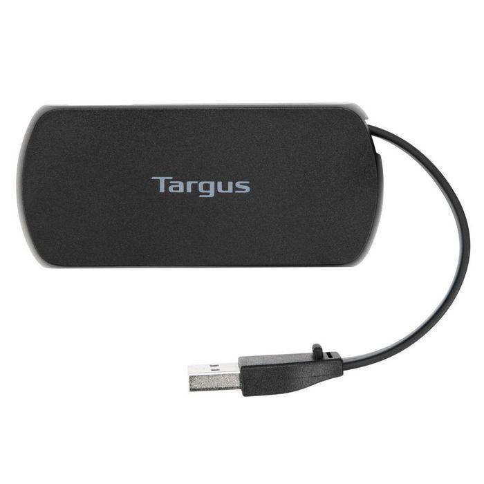 Targus Hub Usb 4 Puertos Usb 2.0 Negro Plástico 480 Mbit/s 3