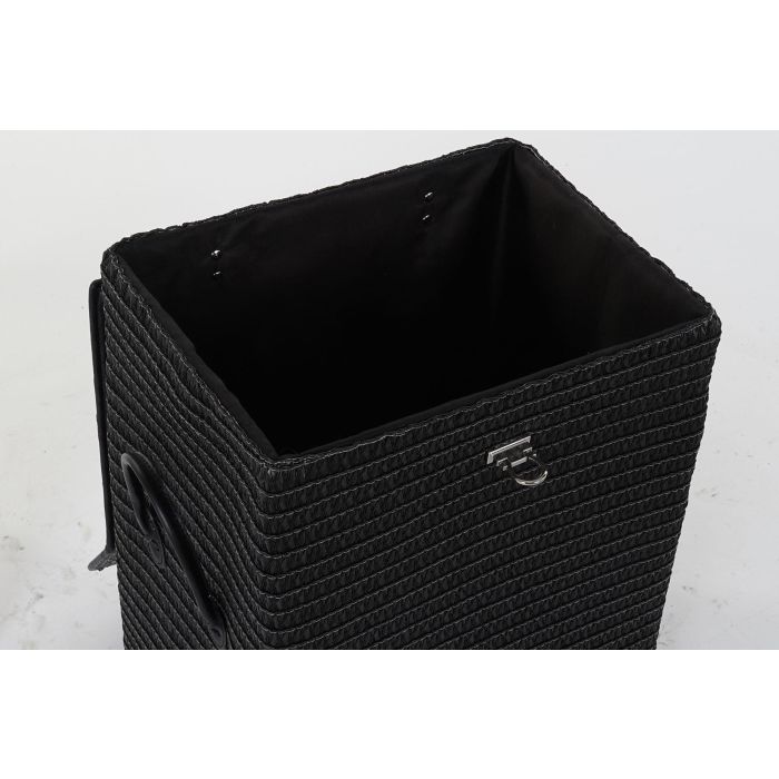 DKD Home Decor Cesta Basicos PP Blanco Negro Set de 5 Piezas 45 x 34 x 49 cm DKD Home Decor Cesta Basicos PP Blanco Negro Set de 5 Piezas 45 x 34 x 49 cm