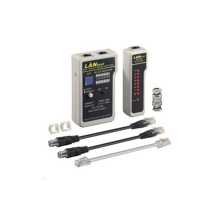 MicroConnect Cable Tester RJ-11/12/45, CAT 5/6, LEDs MicroConnect Cable Tester RJ-11/12/45, CAT 5/6, LEDs