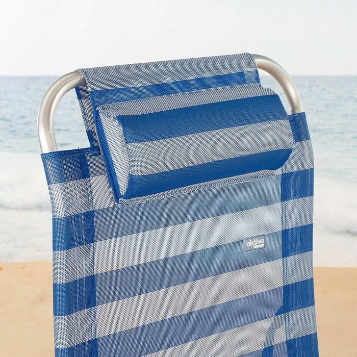 Tumbona reclinable Aktive A rayas Marinero 149 x 78 x 49 cm 3 Tumbona reclinable Aktive A rayas Marinero 149 x 78 x 49 cm 3