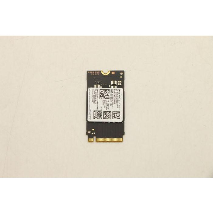Lenovo M.2 PCIe 3.0 x4 SSD, 512GB capacity, 3100 MB/s sequential read speed, compact 2242 form factor for notebooks. 4 Lenovo M.2 PCIe 3.0 x4 SSD, 512GB capacity, 3100 MB/s sequential read speed, compact 2242 form factor for notebooks. 4