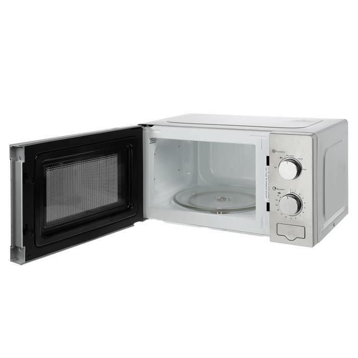 Oceanic MO20S Microondas Independiente Monofunción, 20 Litros de Capacidad, 700 W de Potencia, Color Plateado 2 Oceanic MO20S Microondas Independiente Monofunción, 20 Litros de Capacidad, 700 W de Potencia, Color Plateado 2