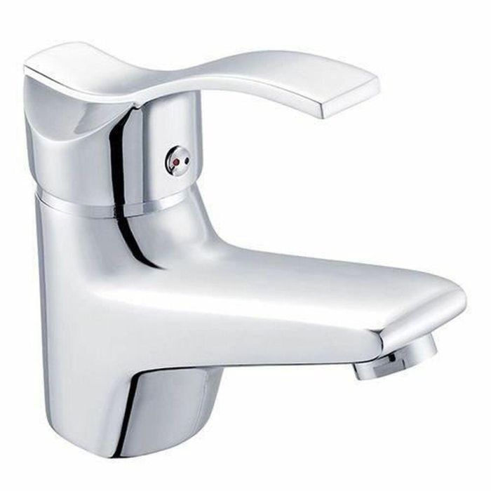Edouard Rousseau EDR3047404055219 Mezclador de Lavabo Nelson con Reductor Caudal Cartucho Cerámico Ø 40 mm Cromo Diseño Sencillo