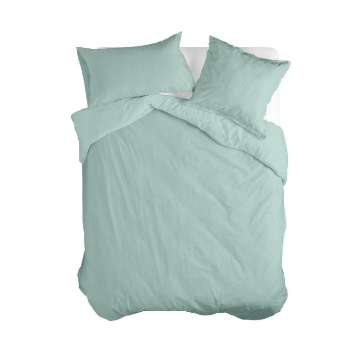 Funda Nórdica HappyFriday BASIC Menta Cama de 120 200 x 200 cm 28 x 4 x 38 cm 2